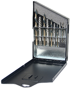 10pc. Left-Hand VORTEX-Point™ & Spiral Hi-Carbon Extractor Set 10pc. Left-Hand VORTEX-Point™ & Spiral Hi-Carbon Extractor Set